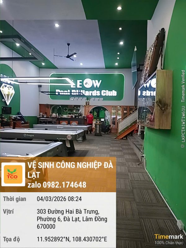 Vệ Sinh Công Nghiệp Đà Lạt TCO